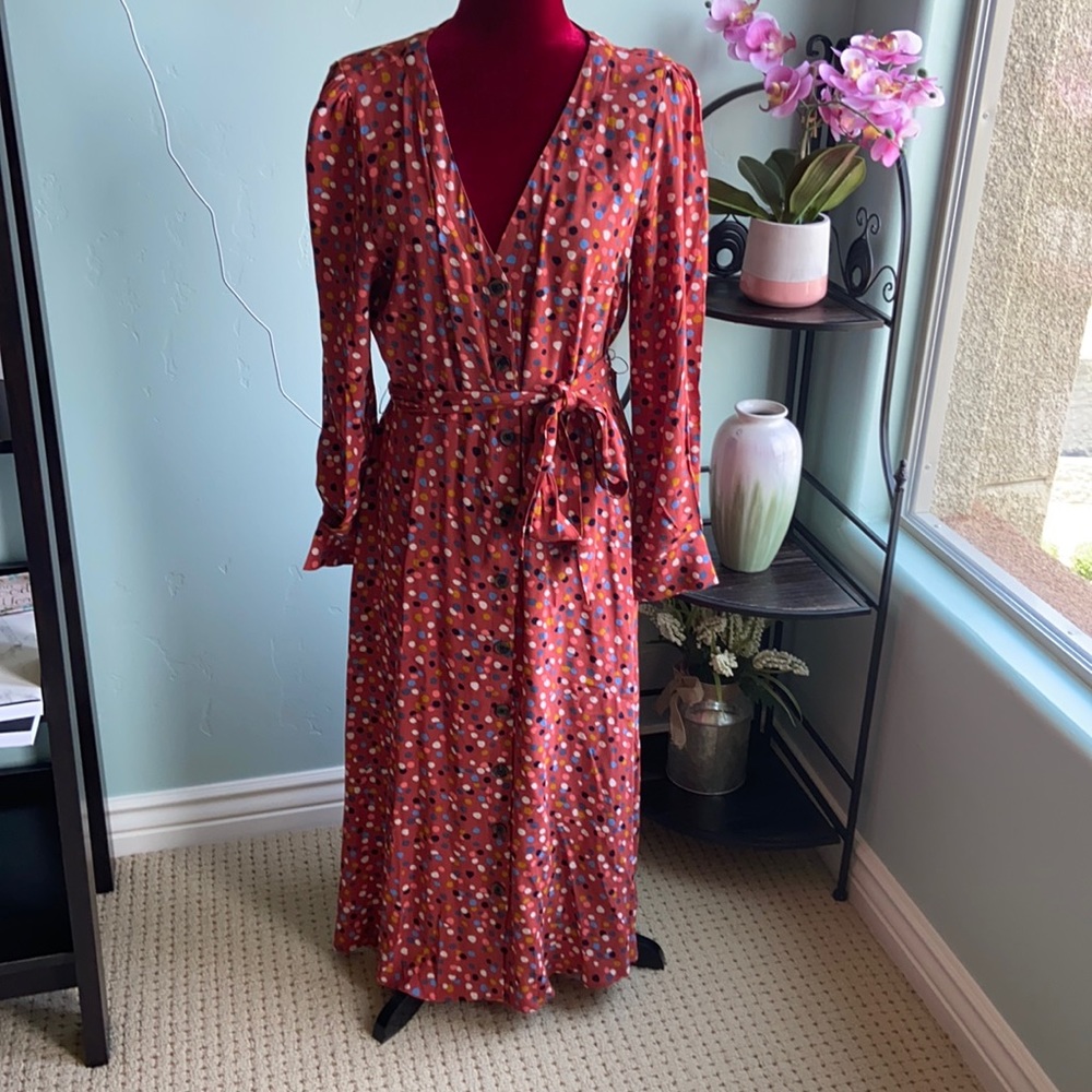 ✨NWT✨Loft Multicolored Midi Dress